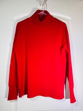 Halogen Red Turtleneck Sweater